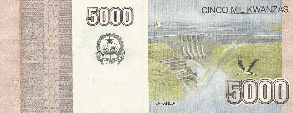 Angola - 5000 Kwanzas 2012 (# 158)