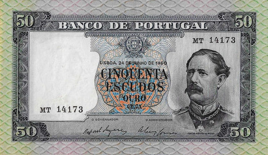 Portugal - 50$00 1960 (# 164)