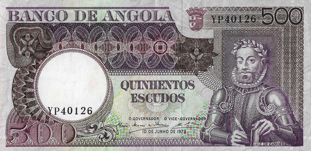 Angola - 500$00 1973 (# 107)