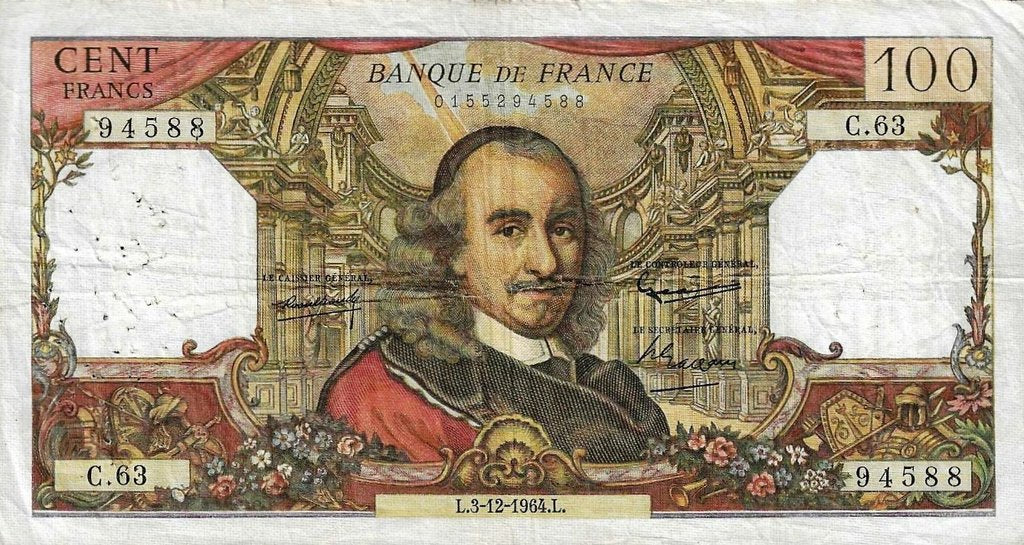 França - 100 Francos 1964 (# 149a)