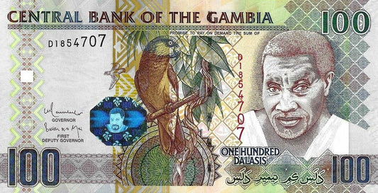 Gambia - 100 Dalasis 2010 (# 29b)