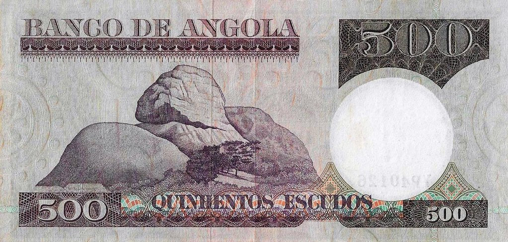 Angola - 500$00 1973 (# 107)