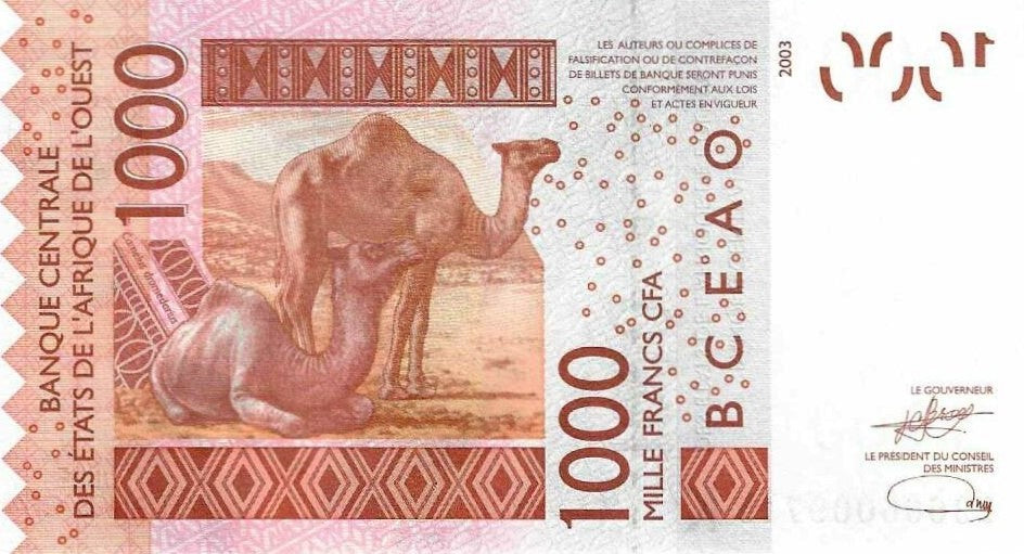 Senegal - 1000 Pesos 2023 (# 715k)