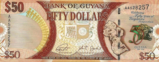 Guiana - 50 Dolares 2016 (# 41)