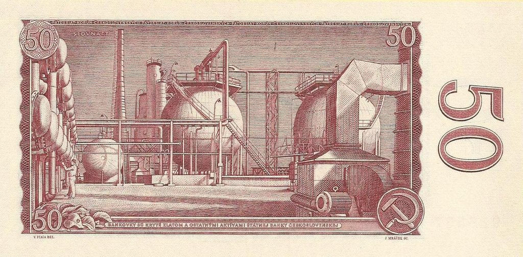 Checoslovaquia - 50 Korun 1964 (# 90b)