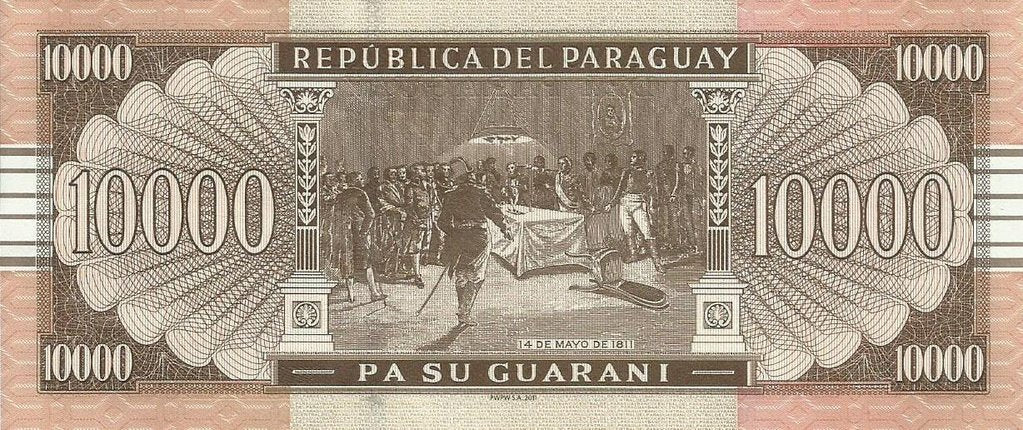 Paraguai - 10000 Guaranies 2011 (# 224e)