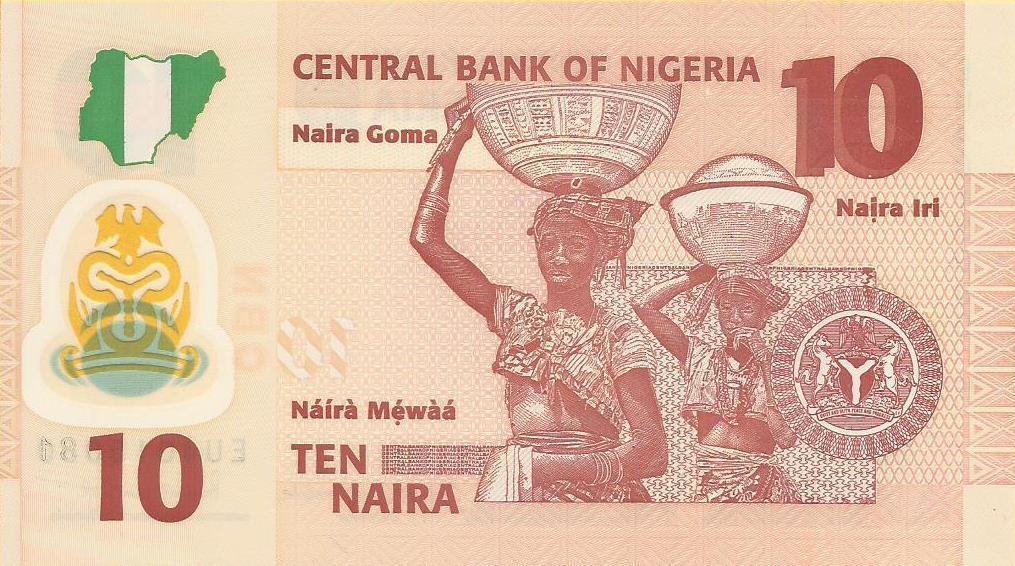 Nigeria - 10 Naira 2019 (# 39j)