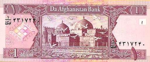 Afeganistão - 1 Afegani 2002 (# 58c)