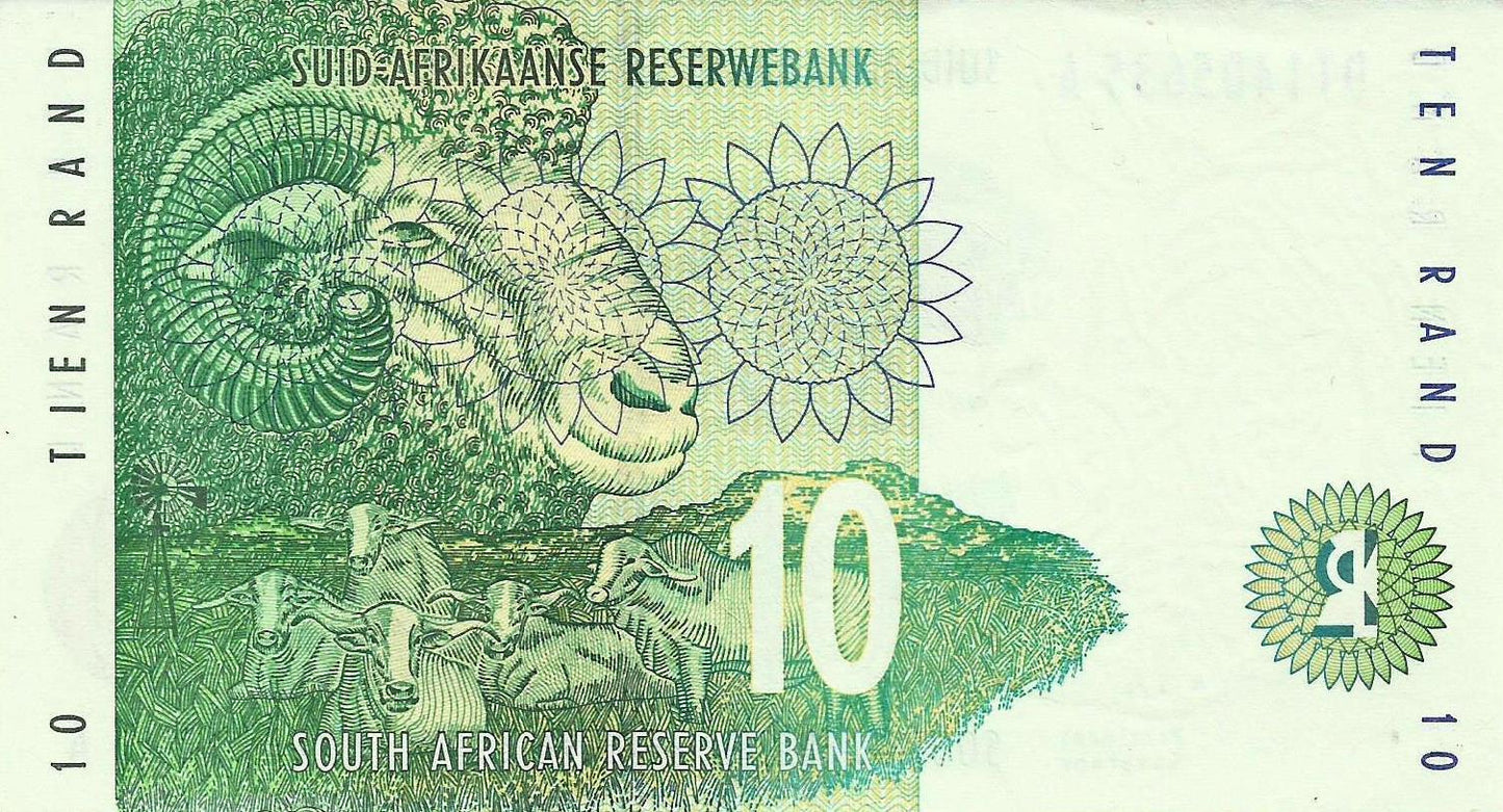 Africa Sul - 10 Rands 1999 (# 123b)