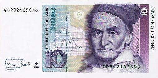 Alemanha - 10 Marcos 1993 (# 38c)