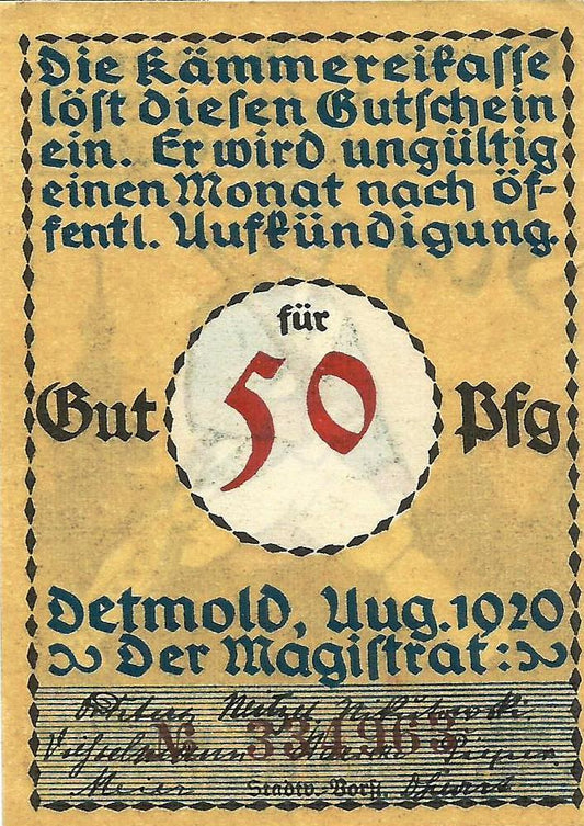 Alemanha - 50 Pfennig 1920 (# ss268)