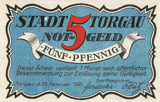 Alemanha - 5 Pfennig 1921