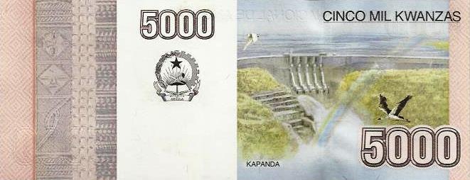 Angola - 5000 Kwanzas 2012 (# 158)