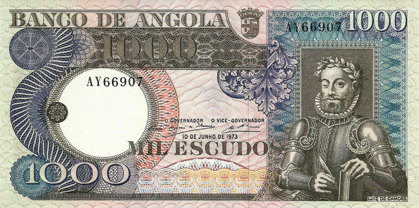Angola - 1000$00 1973 (# 108)