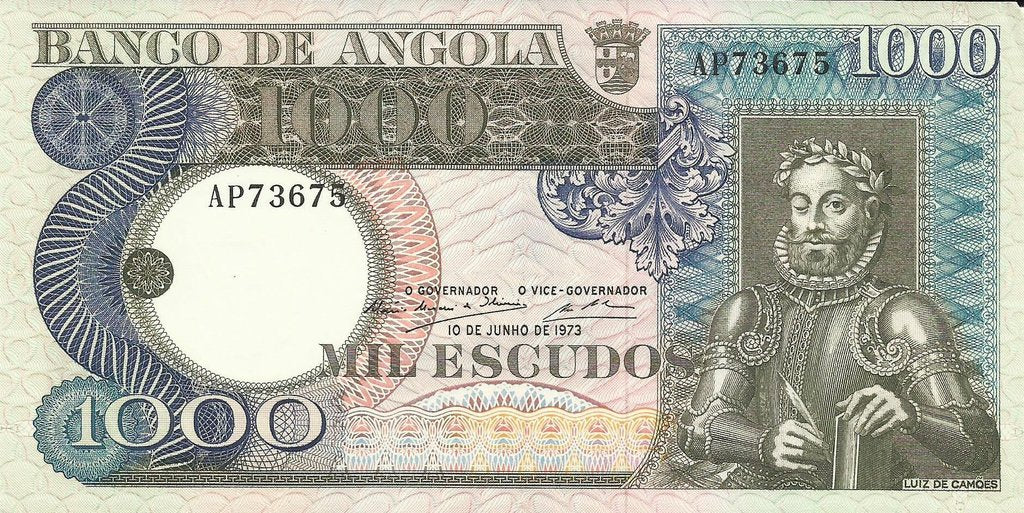 Angola - 1000$00 1973 (# 108)