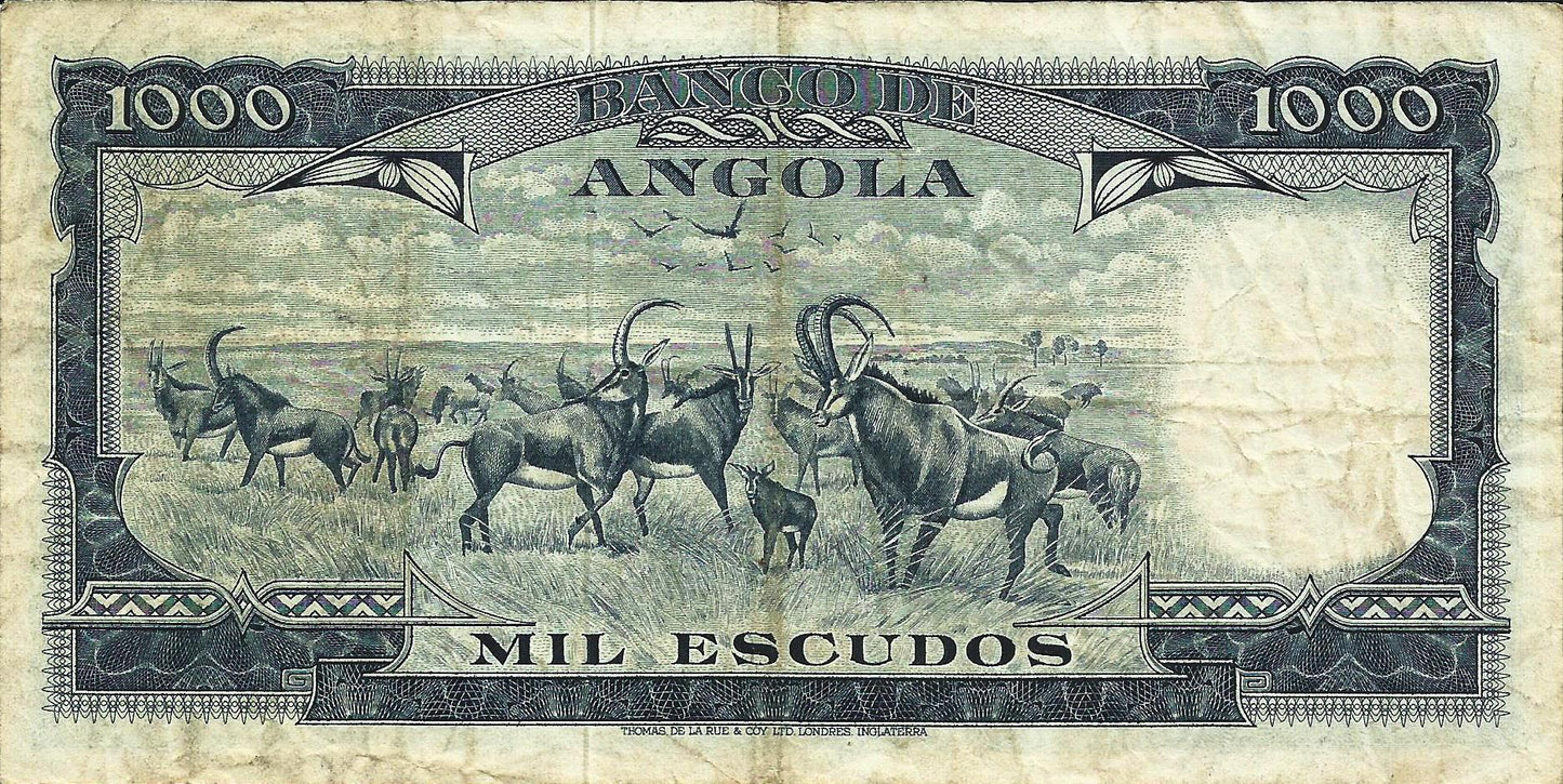 Angola - 1000$00 1970 (# 98)