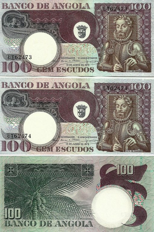 Angola - 100$00 1973 (# 106)