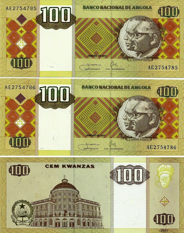 Angola - 100 Kwanzas 2011 (# 147b)