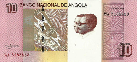 Angola - 10 Kwanzas 2012 (# 151b)