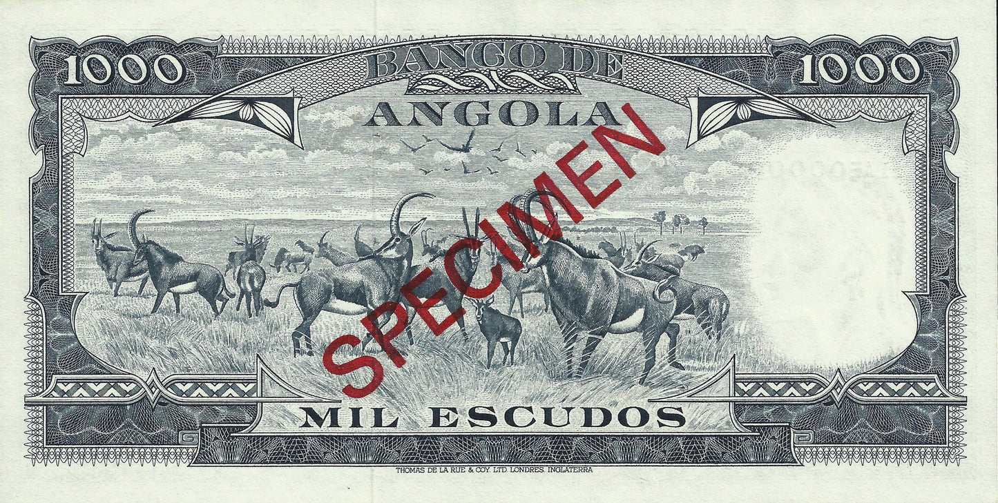 Angola - 1000$00 1970 (# 98s)
