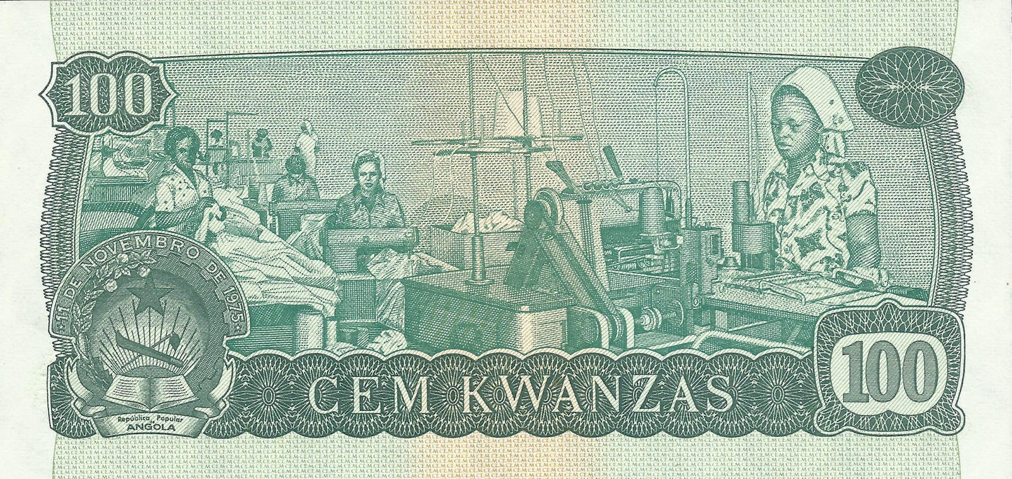 Angola - 100 Kwanzas 1976 (# 111)