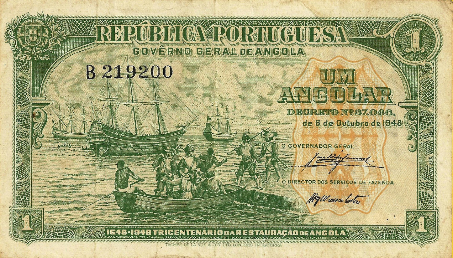 Angola - 1 Angolar 1948 (# 79)
