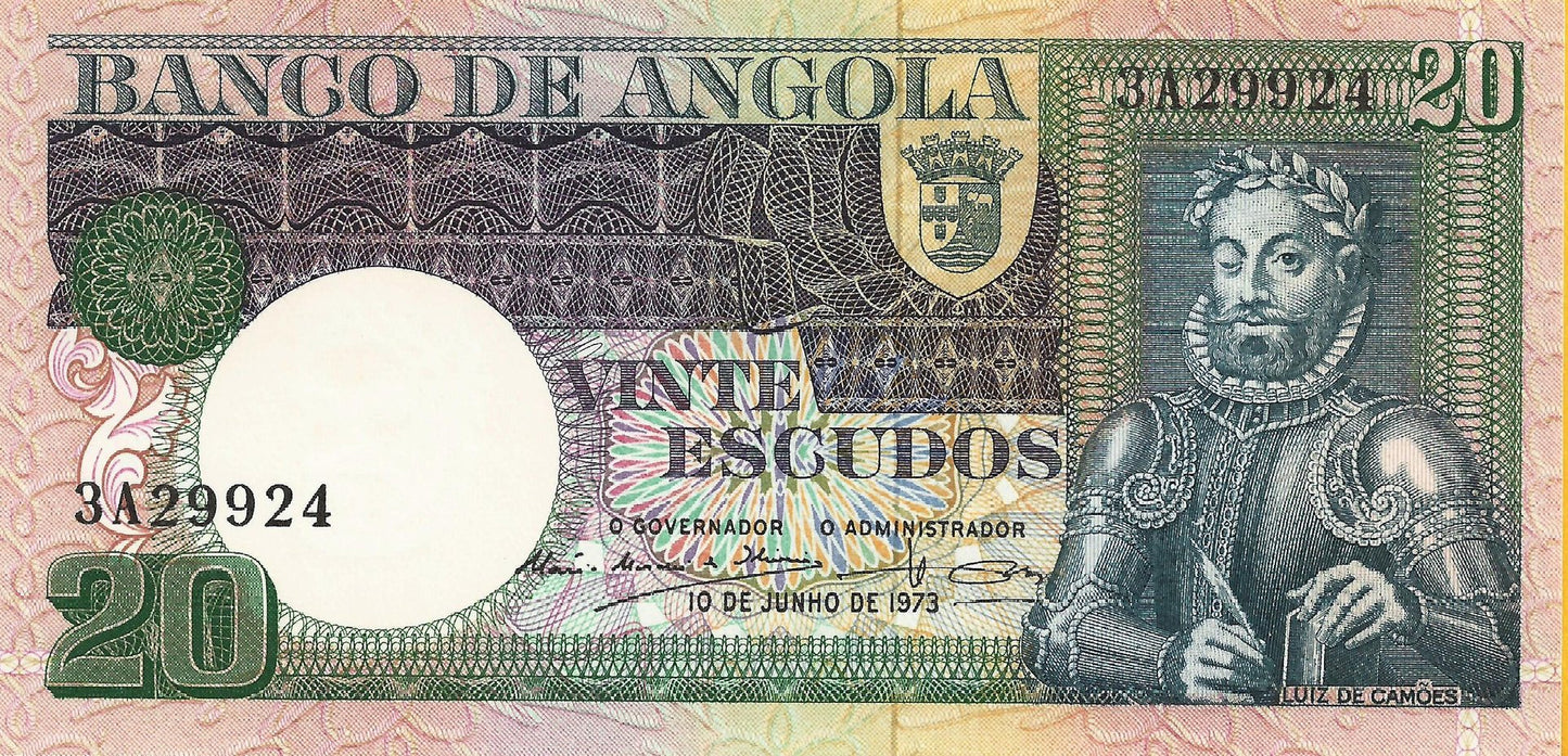 Angola - 20$00 1973 (# 104)