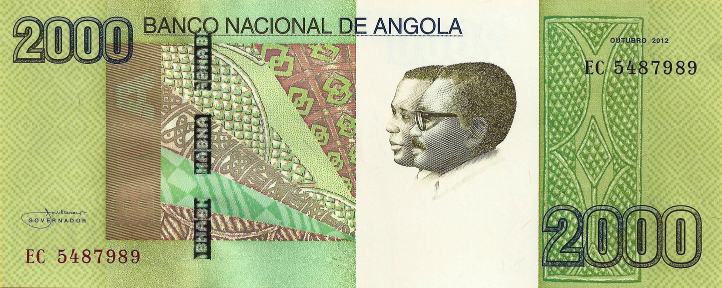 Angola - 2000 Kwanzas 2012 (# 157)