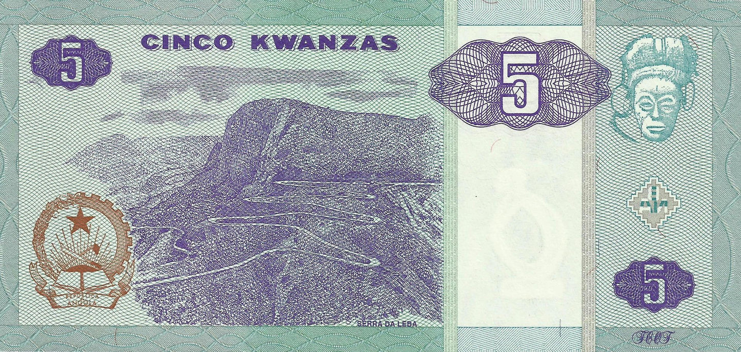 Angola - 5 Kwanzas 2011 (# 144c)