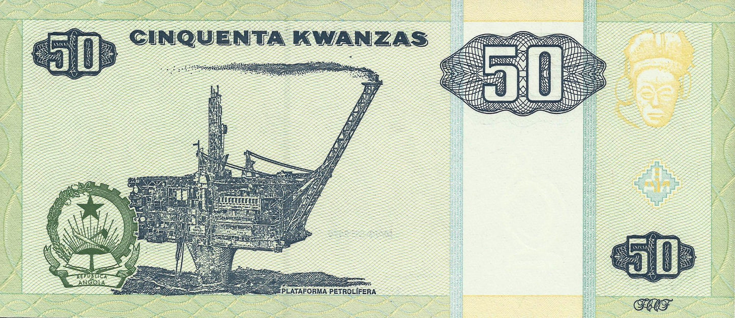 Angola - 50 Kwanzas 2010 (# 146b)