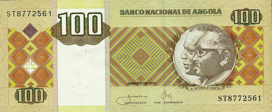 Angola - 100 Kwanzas 2011 (# 147b)
