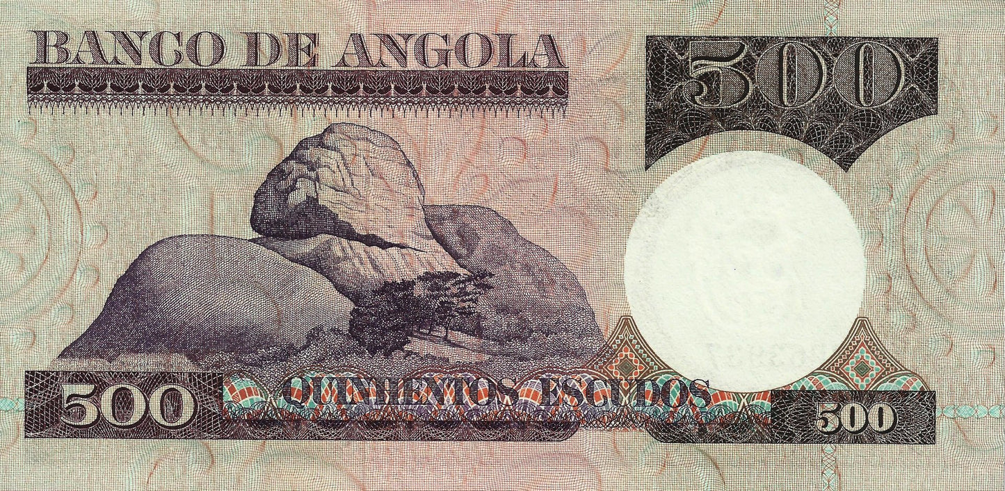 Angola - 500$00 1973 (# 107)