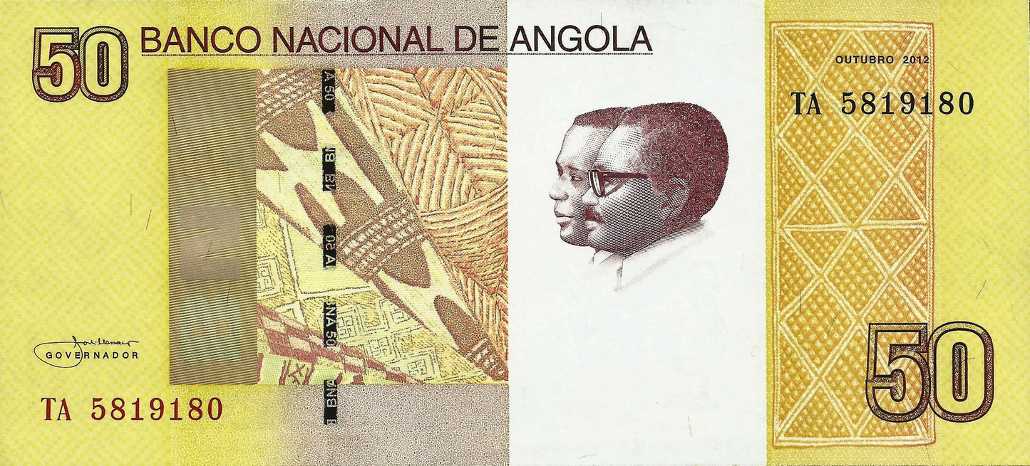 Angola - 50 Kwanzas 2012 (# 152)