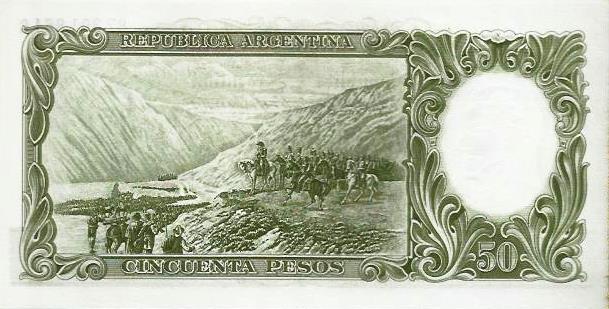 Argentina - 50 Pesos 1967 (# 271c)