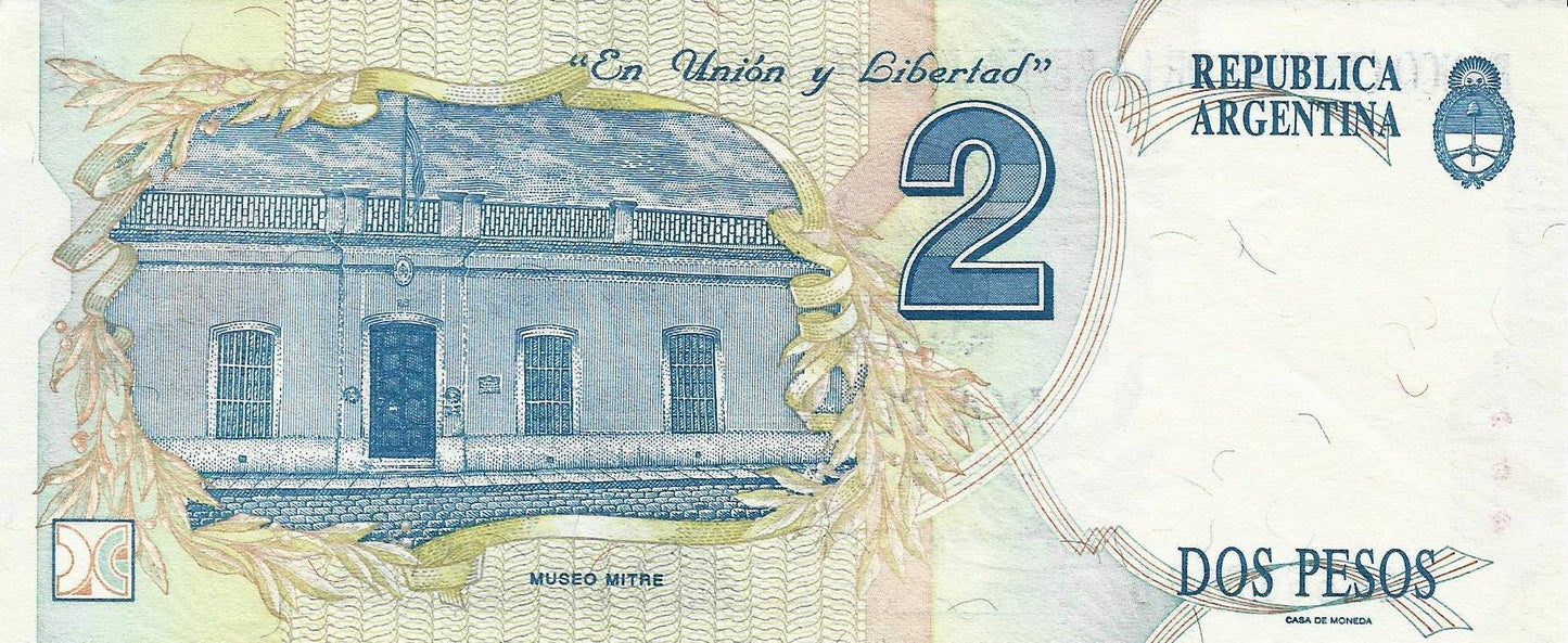 Argentina - 2 Pesos 1993 (# 340b)