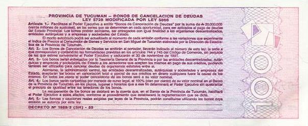 Argentina - 100 Australes 1991 (# S2715)