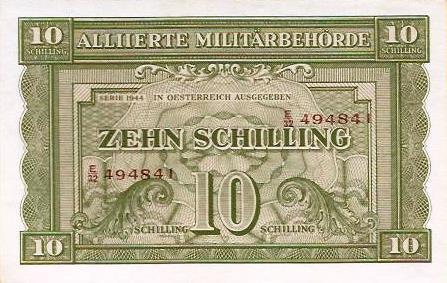 Austria - 10 Schillings 1944 (# 106b)