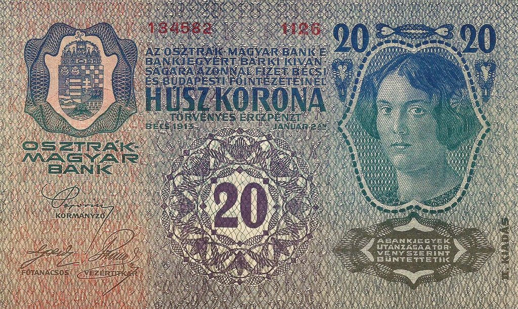 Austria - 20 Kronen 1913 (# 53a)