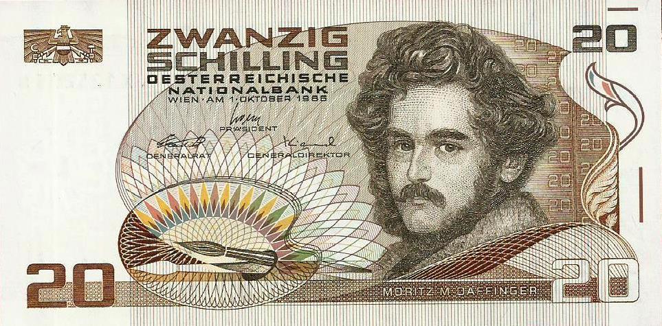 Austria - 20 Schillings 1986 (# 148)