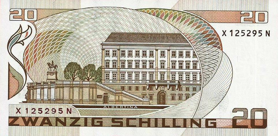 Austria - 20 Schillings 1986 (# 148)