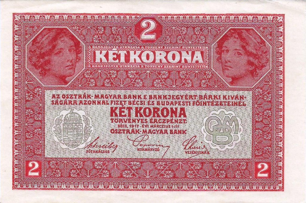 Austria - 2 Kronen 1917 (# 21)