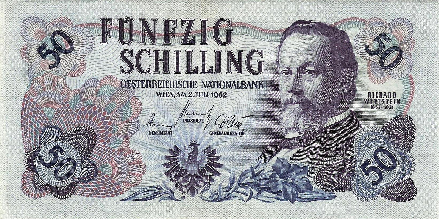 Austria - 50 Schillings 1962 (# 137)