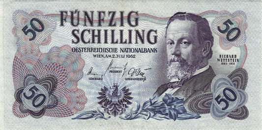 Austria - 50 Schillings 1962 (# 137)