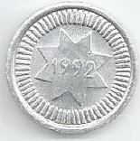 Azerbaijão - 10 Qapik 1992 (Km# 2)