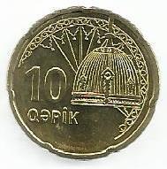 Azerbaijão - 10 Qapik 2006 (Km# 42)