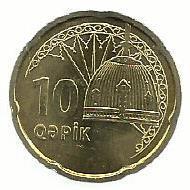Azerbaijão - 10 Qapik 2021 (Km# ..)