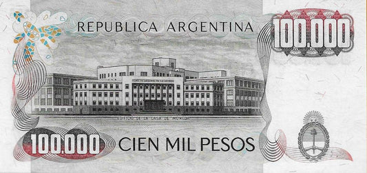 Argentina - 100000 Pesos 1983 (# 308)