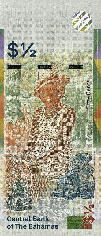 Bahamas - 1/2 Dolar 2019 (# 76a)