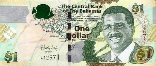 Bahamas - 1 Dolar 2008 (# 71)