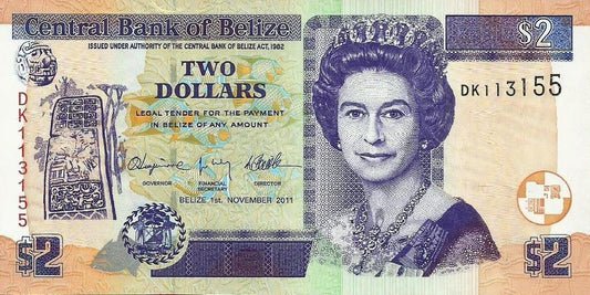Belize - 2 Dolares 2011 (# 66d)